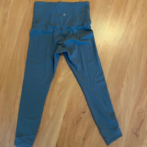 Athleta Blue Leggings - Picture 2 of 2